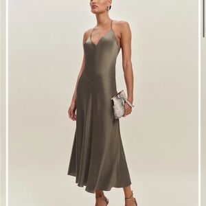 Reformation Nari Silk Slip Dress